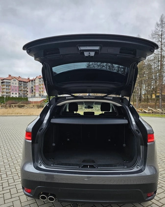 Jaguar F-Pace cena 63000 przebieg: 164000, rok produkcji 2017 z Sanok małe 781
